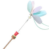 Παιχνίδι τρέιζερ γάτας Αστείο παιχνίδι ραβδί γάτας Παιχνίδι για γάτες Catcher ραβδί γάτα με καμπάνα Διαδραστικά χαριτωμένα τσιπ παγωτού Παιχνίδια για γατάκια σε σχήμα κοκ