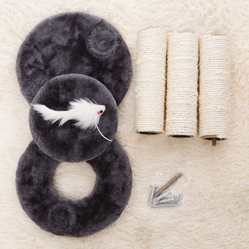 Kassimänguasjad kraapimisposti Sisal köis Kassikraabits 3-kihiline kassipuu kassipoegadele Grind Claw Cat Ronimisraam Postid Lemmikloomamööbel