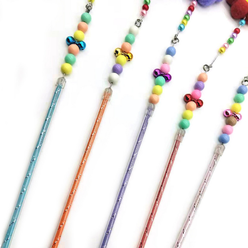 1,8 USD/kom ljubimac mačić mačka koja se igra igračke mačka zadirkivanje štap štapići igračka za mačku 20 kom/lot