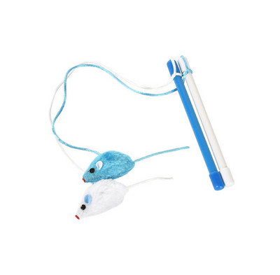 1,35 USD/gab mājdzīvnieks kaķis kaķēns rotaļlietas kaķu ķircinātājs īsie nūjas spalvu bumbiņas pele 20gab/partija