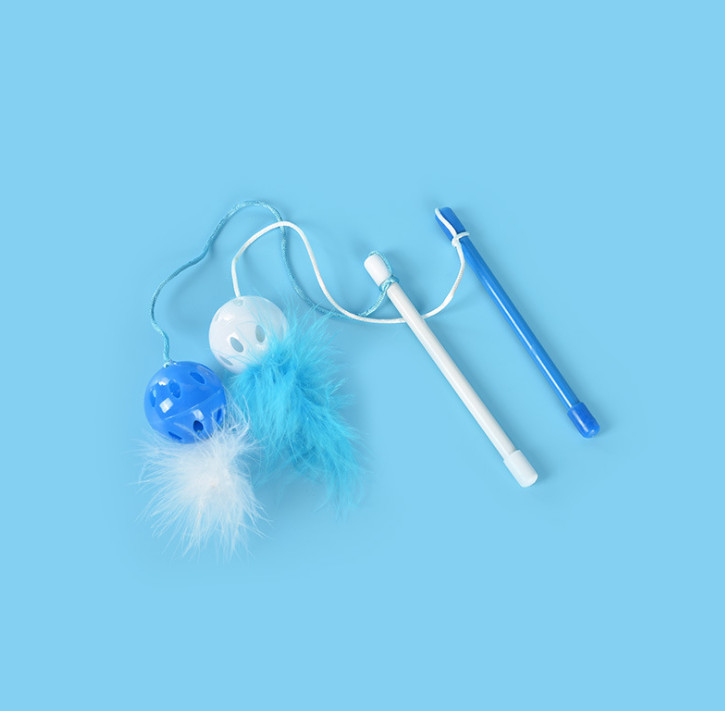 1,35 USD/gab mājdzīvnieks kaķis kaķēns rotaļlietas kaķu ķircinātājs īsie nūjas spalvu bumbiņas pele 20gab/partija