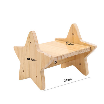 Prie sienos tvirtinama didelių kačių lentyna kačių hamakam – aukščiausios kokybės kačių baldai, skirti miegui, žaidimui, laipiojimui ir poilsiui kačių žaislas