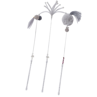 Legendog 3pcs Cat Toy Cat Wand Toy Funny Interactive Feather Cat Teaser Toy Kitten Bell Toys For Cat Oprema za kućne ljubimce