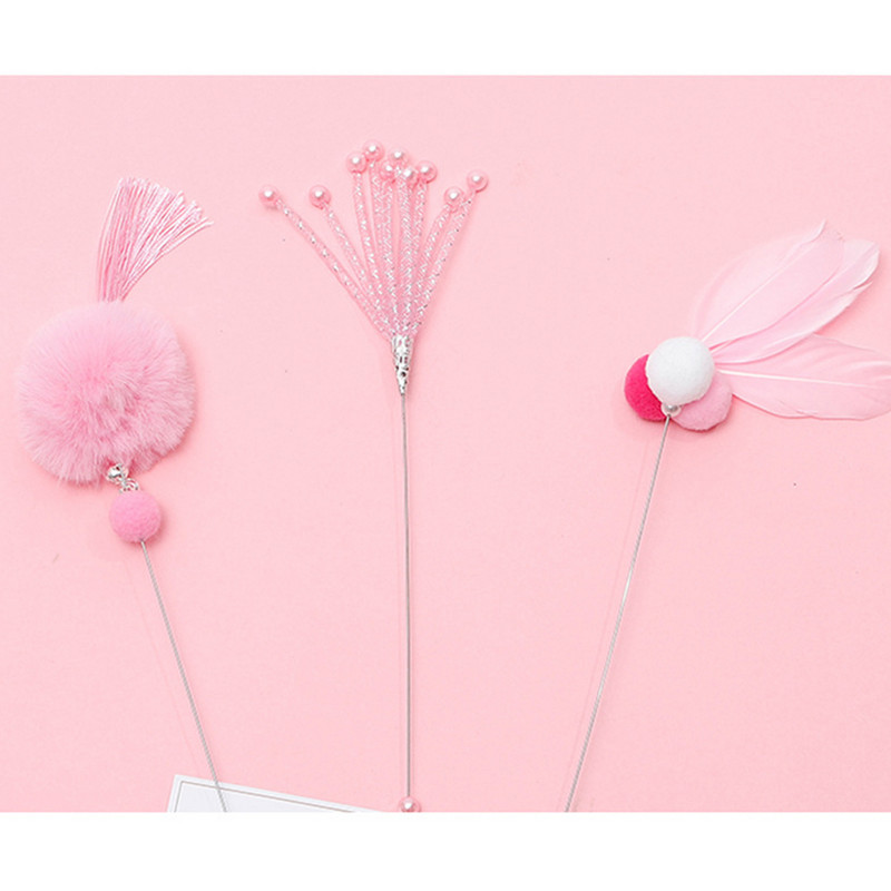Legendog 3pcs Cat Toy Cat Wand Toy Funny Interactive Feather Cat Teaser Toy Kitten Bell Toys For Cat Oprema za kućne ljubimce