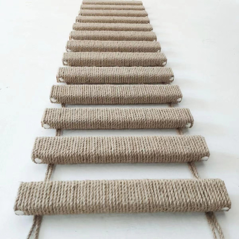 35 cm 50 cm medinis sizalio kačių tiltas naminių gyvūnėlių virvės kopėčios kačiukui draskyklės baldai kačių laipiojimo braižymo hamakas žingsnio stulpelio žaislai