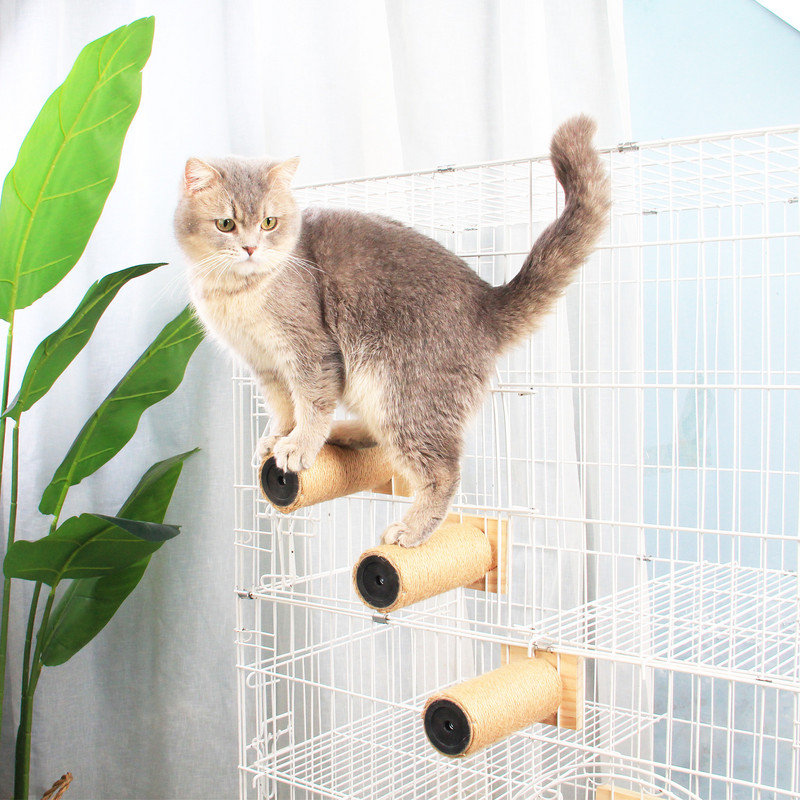 Kassipuur Sisal Redelpost Seinale kinnitatav kassikraapimisposti tegevuspuu kassipoegadele Tee ise Seinariiulid Astmed Kassimängumööbel