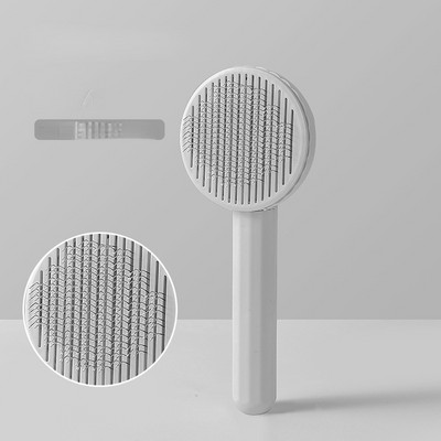 Perie pentru pisici de companie Pieptene pentru câini Perie de autocurățare pentru pisici Îndepărtează părul de câine încâlcit Masaj Pieptene Accesorii pentru pisici