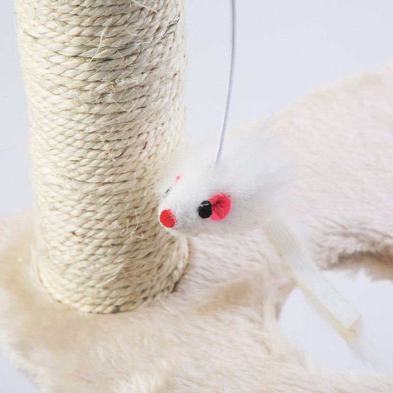 Cadru de alpinism pentru zgarietor pentru copac Jucărie cu trei straturi Scărpinat pentru pisici Platformă de sărit pentru antrenament Accesorii pentru animale de companie