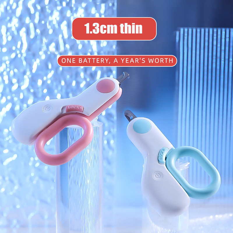 Kačių nagų kirpimo mašinėlė LED šviesa naminių gyvūnų nagų kirpimo mašinėlė Profesionalios gyvūnų nagų priežiūros žirklės katėms mažiems šunims Žirklės kačių priedai