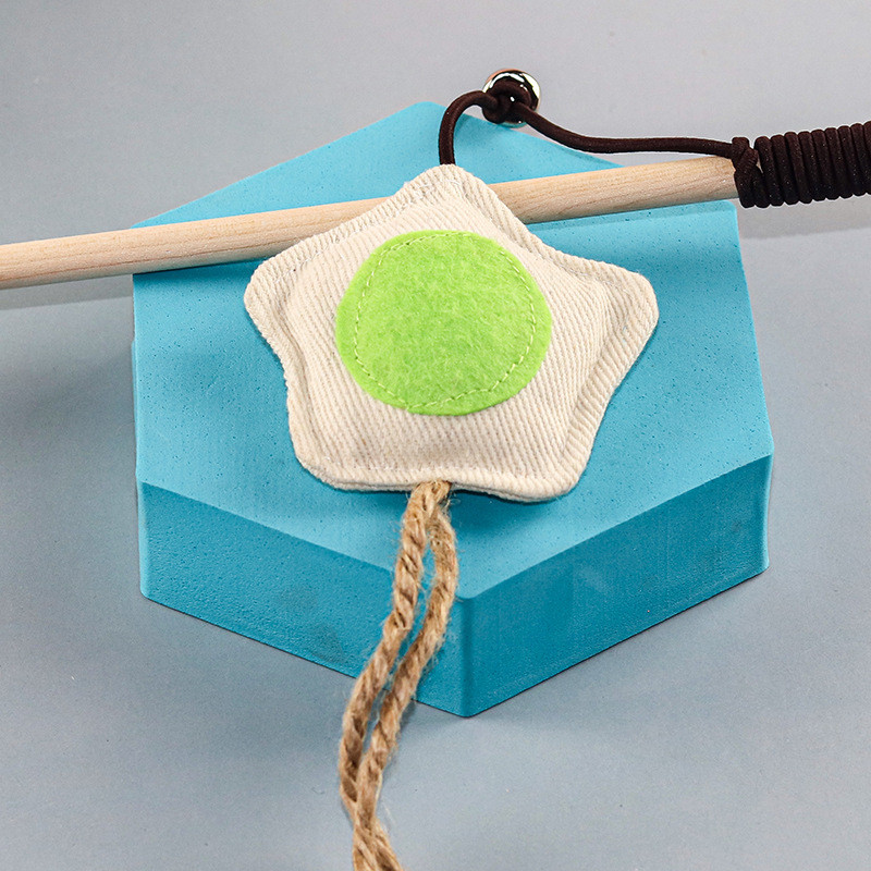 Cat Stick Διαδραστικό παιχνίδι γάτας για γατάκι που παίζει Teaser Ραβδί Παιχνίδι Γάτα Προμήθειες Αστείο αστέρι με φτερά με κουδούνι Παιχνίδι για ψάρια γάτα