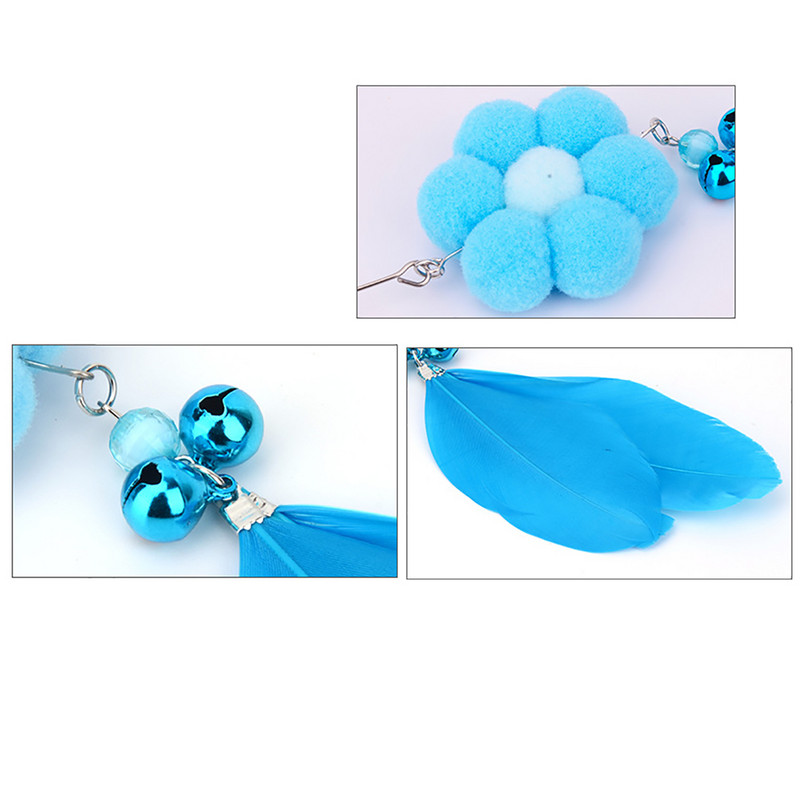 Kassimänguasjad Suled Kassikepp Lill Pom Pom Bell Kassipoeg Kassitõusja Interaktiivne mänguasi Lemmikkepi mänguasi kassidele Lemmikloomatooted