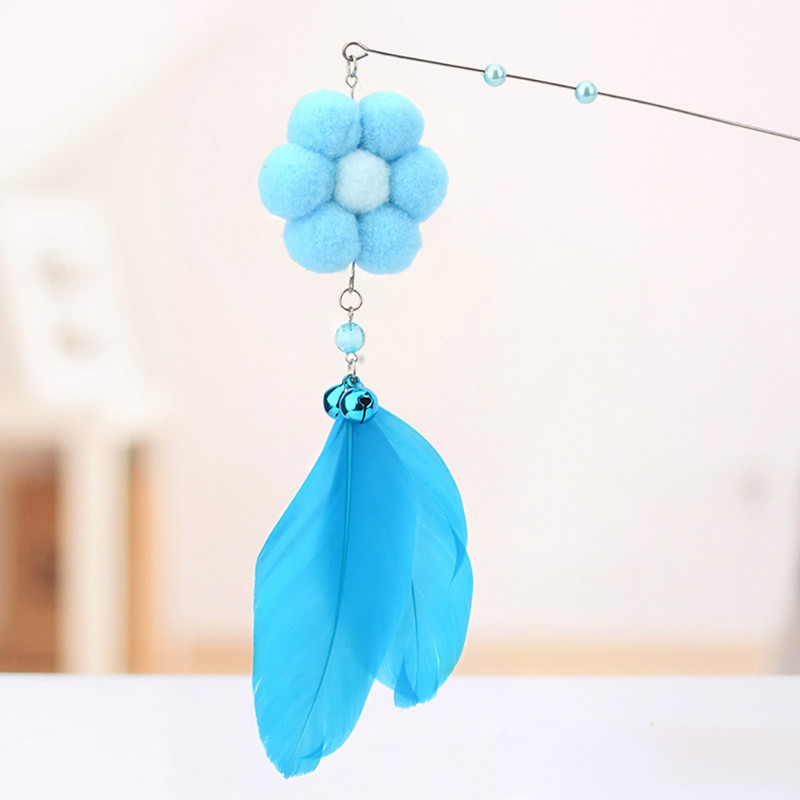 Kassimänguasjad Suled Kassikepp Lill Pom Pom Bell Kassipoeg Kassitõusja Interaktiivne mänguasi Lemmikkepi mänguasi kassidele Lemmikloomatooted