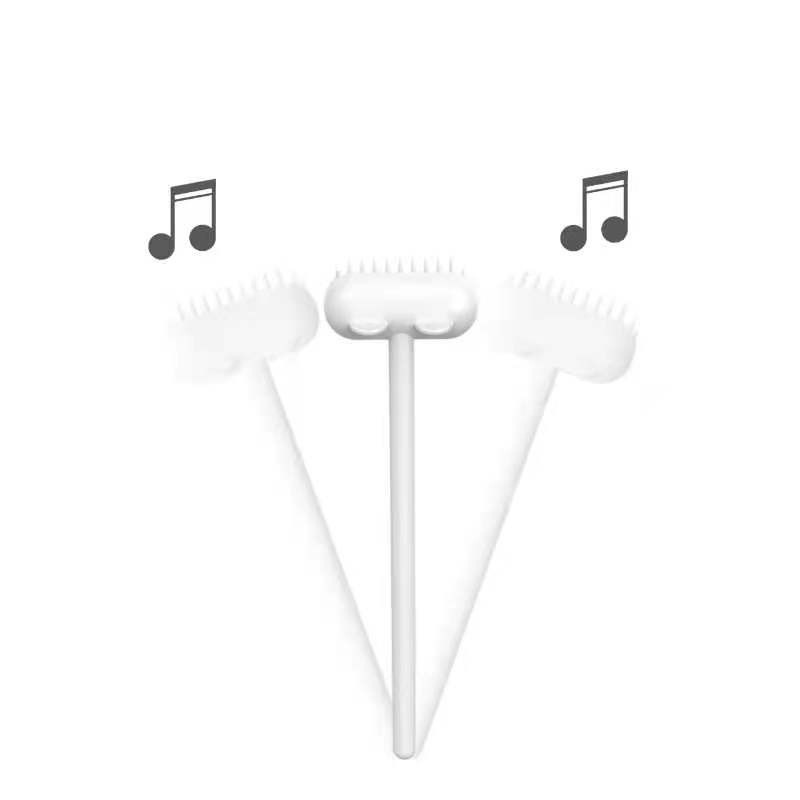 Mugav kassimassaaži kamm Kassi hõõrumispintsel Naljakas kassikamm koos kellukeste koerakammide eemaldajaga Ujuvad karvad Kasside hooldamise tööriistad