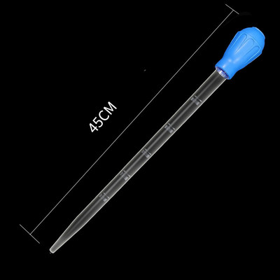 Lengthen Pipettes Akvariumo sifonas žuvų bako dulkių siurblys Paprastas valymo įrankis akvariumo vandens keitikliui 29cm 45cm 30ml 50ml