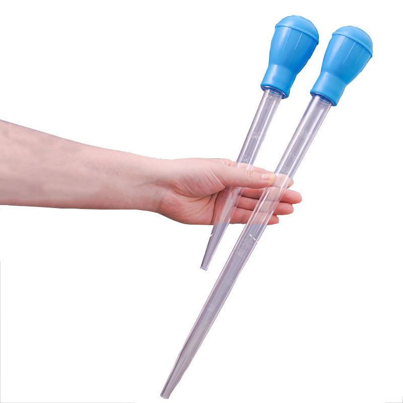 Lengthen Pipettes Akvariumo sifonas žuvų bako dulkių siurblys Paprastas valymo įrankis akvariumo vandens keitikliui 29cm 45cm 30ml 50ml