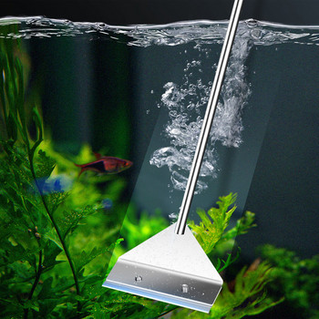 Инструмент за почистване на аквариум аквариум плосък пясък премахване на водорасли стъргалка за премахване на стъклени водорасли с двойна употреба домакински почистващи препарати