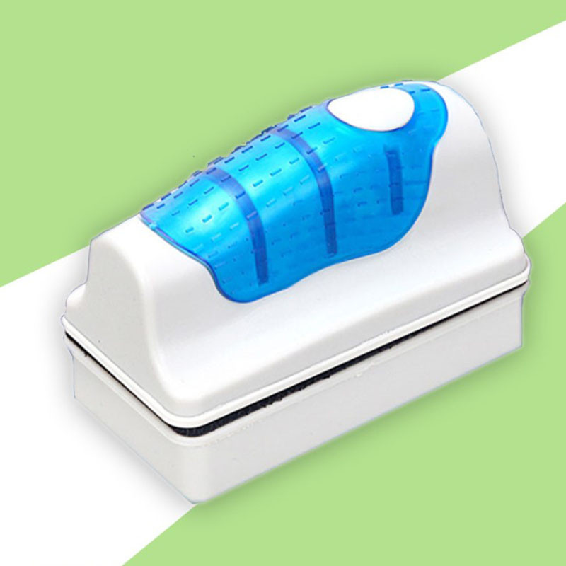 Mažo dydžio magnetiniai akvariumo žuvų rezervuarų šepečiai, plaukiojantys švaraus stiklo langų dumblių grandiklio valymo šepetys Akvariumo priedai