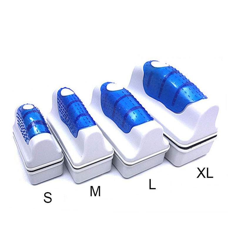 Mažo dydžio magnetiniai akvariumo žuvų rezervuarų šepečiai, plaukiojantys švaraus stiklo langų dumblių grandiklio valymo šepetys Akvariumo priedai