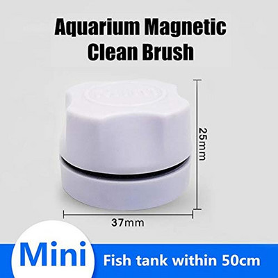 Магнит за почистване на аквариум Fish Tank Clean Glass Scruber Tool Двустранно премахване на водорасли Мъх Окачване Скрепер Dropshipping