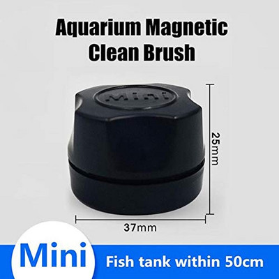Магнит за почистване на аквариум Fish Tank Clean Glass Scruber Tool Двустранно премахване на водорасли Мъх Окачване Скрепер Dropshipping