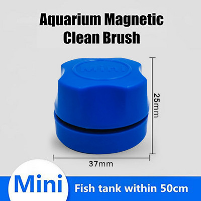 Магнит за почистване на аквариум Fish Tank Clean Glass Scruber Tool Двустранно премахване на водорасли Мъх Окачване Скрепер Dropshipping
