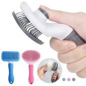 Βούρτσα αποτρίχωσης με λεπτή βελόνα, χτένα γάτας Εργαλεία καθαρισμού Μασάζ καθαρισμού σκύλων Αξεσουάρ προϊόντος μπάνιου ντους