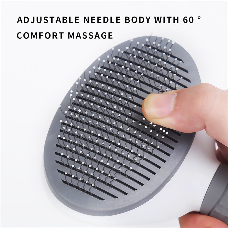 Βούρτσα αποτρίχωσης με λεπτή βελόνα, χτένα γάτας Εργαλεία καθαρισμού Μασάζ καθαρισμού σκύλων Αξεσουάρ προϊόντος μπάνιου ντους