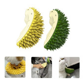 Uus kassi massaažikammid Durian Shape sügelev kamm Lemmikloomade karvaeemaldushari Lemmikloomad Kassid Kassihoolduskamm Puhastus Massaažitööriistad