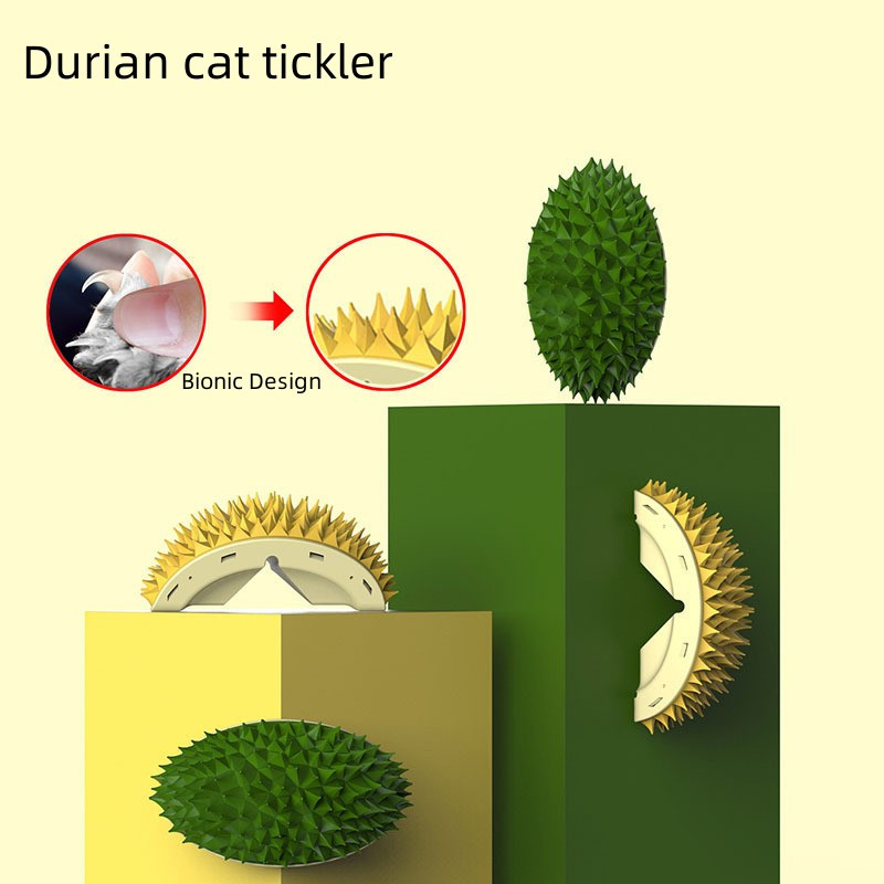 Uus kassi massaažikammid Durian Shape sügelev kamm Lemmikloomade karvaeemaldushari Lemmikloomad Kassid Kassihoolduskamm Puhastus Massaažitööriistad