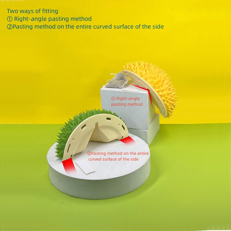 Uus kassi massaažikammid Durian Shape sügelev kamm Lemmikloomade karvaeemaldushari Lemmikloomad Kassid Kassihoolduskamm Puhastus Massaažitööriistad