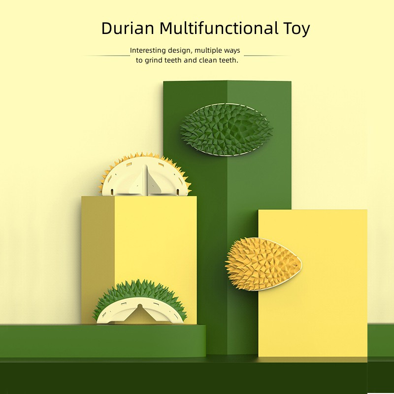 Uus kassi massaažikammid Durian Shape sügelev kamm Lemmikloomade karvaeemaldushari Lemmikloomad Kassid Kassihoolduskamm Puhastus Massaažitööriistad