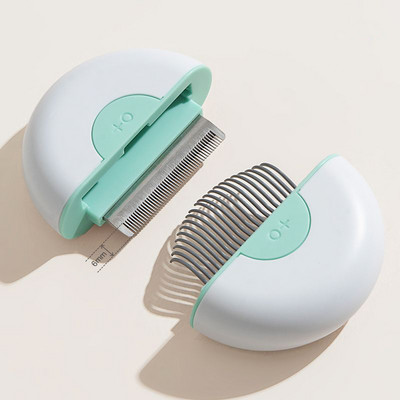 Prijenosna četka za mačju dlaku Češalj za dotjerivanje kućnih ljubimaca Četka za mačke Masaže za pse 2-u-1 Alat za čišćenje Pribor za dugu i kratku dlaku