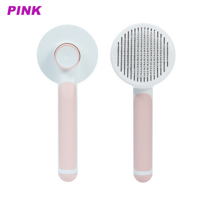 Samočisteća četka za pse i mačke Uklanja poddlaku Masira zapetljanu dlaku Češalj za kućne ljubimce s česticama Poboljšava cirkulaciju