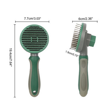 Четка за котки Pet Comb Hair Removes Dog Hair Гребен For Cat Dog Grooming Hair Cleaner Cleaning Beauty Slicker Brush Pet Supplies