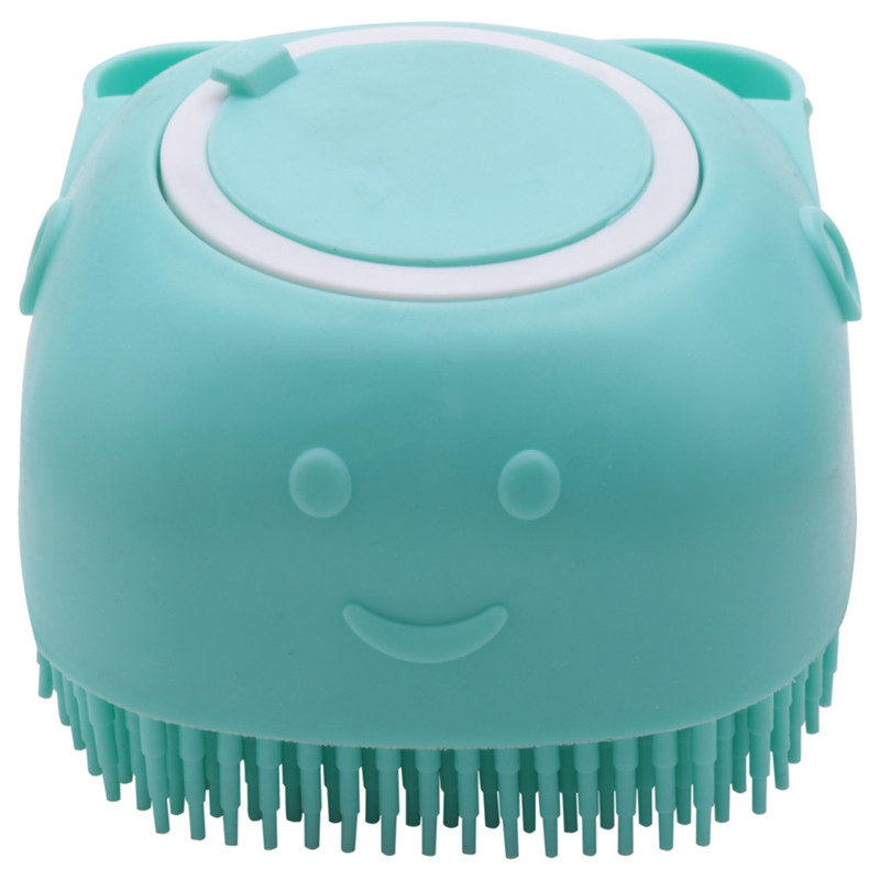 Dog Silicone Rubber Dispenser Brushes for Dog & Catsshower Grooming