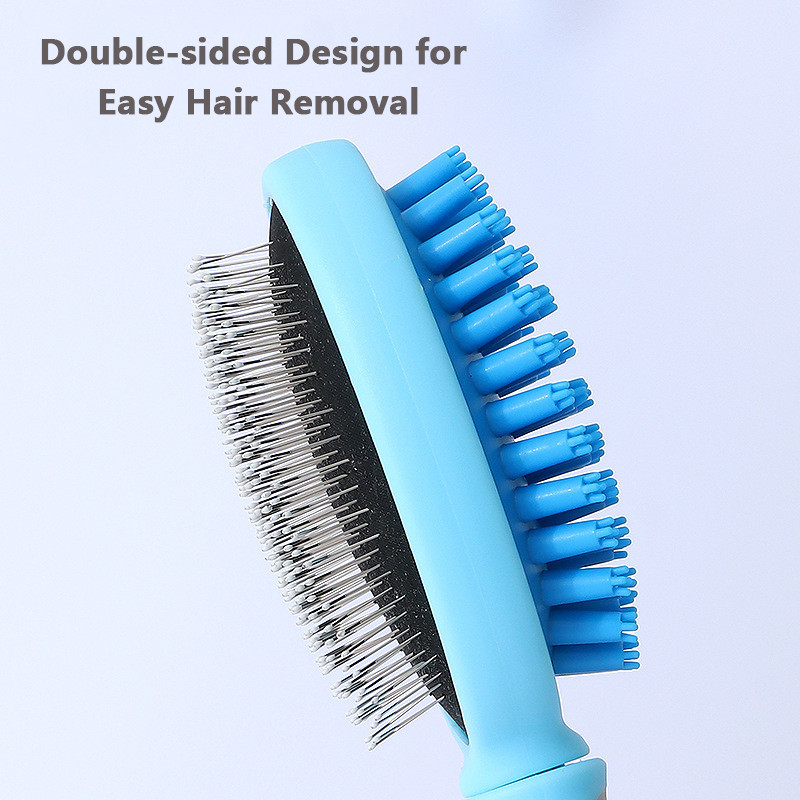 Dvostrana četka za češalj za mačke Sredstvo za uklanjanje dlaka za mačke Plutajuće uklanjanje dlaka Čistač dlake za kućne ljubimce Četka za masažu mačaka Četka za pse Češalj za pse