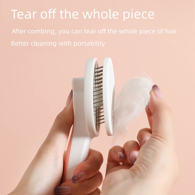 Eemaldatav kassihari Lemmikloomakarva kamm Isepuhastuv libistamishari kassidele Koertele Karvaeemaldus Kaabits Lemmikloomahooldustööriist Kasside tarvikud