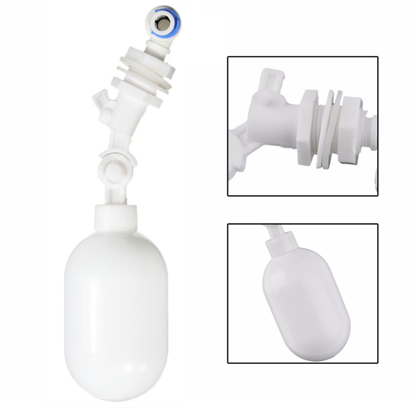 Plastikust akvaariumi automaatse vee täitmise juhtventiil kalapaagi reguleeritav ujuv kuulventiil vee täitmiseks automaatse ülemise süsteemi jaoks