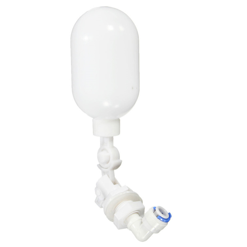 Plastikust akvaariumi automaatse vee täitmise juhtventiil kalapaagi reguleeritav ujuv kuulventiil vee täitmiseks automaatse ülemise süsteemi jaoks