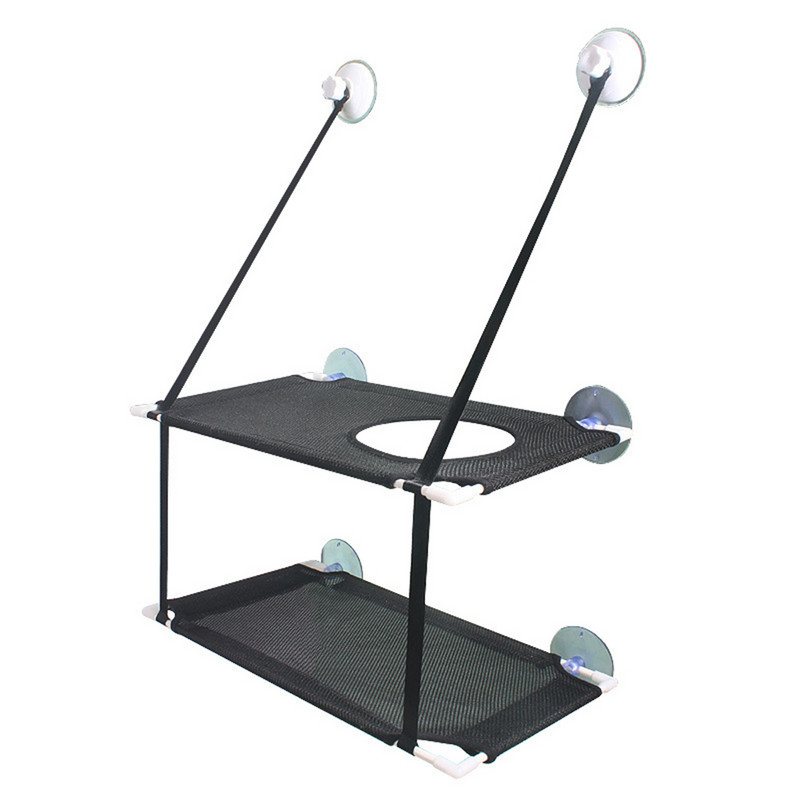 Kassi võrkkiik aknavoodi Lemmiklooma suve võrkkiigivoodi koduvoodi Elutoa imikork Seinale riputatav lemmikloomavõrgust hingav võrkkiikvoodi