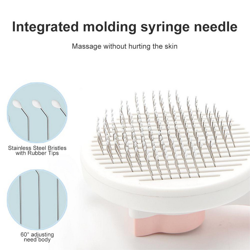 Kisállatszőrfésű öntisztító kefe macskáknak kutyáknak kisállatápoló kefe macskáknak Macskaszőrkefe ápolási eszközök Macskakellékek