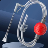 Kit de schimbare a apei pentru acvariu Aspirator cu design plasă de protecție reglabilă cu 4 debite pentru scurgerea apei Accesorii pentru rezervor de pește