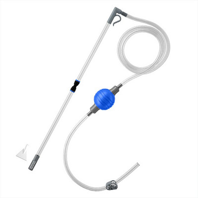 Kit de schimbare a apei pentru acvariu Aspirator cu design plasă de protecție reglabilă cu 4 debite pentru scurgerea apei Accesorii pentru rezervor de pește