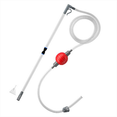 Kit de schimbare a apei pentru acvariu Aspirator cu design plasă de protecție reglabilă cu 4 debite pentru scurgerea apei Accesorii pentru rezervor de pește