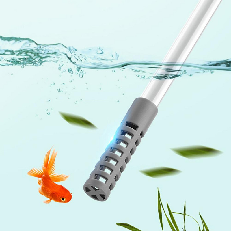 Kit de schimbare a apei pentru acvariu Aspirator cu design plasă de protecție reglabilă cu 4 debite pentru scurgerea apei Accesorii pentru rezervor de pește