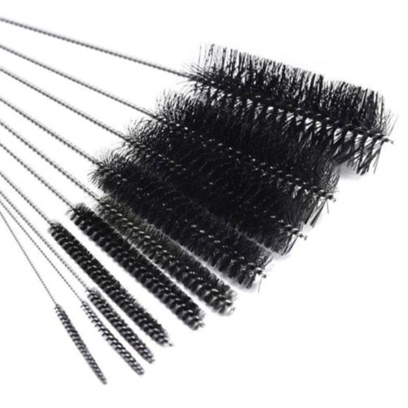 10 buc/set perie de curățare țevi de acvariu Filtru de apă din oțel inoxidabil Tub de aer Furtun flexibil cu un singur capăt Accesorii pentru acvariu