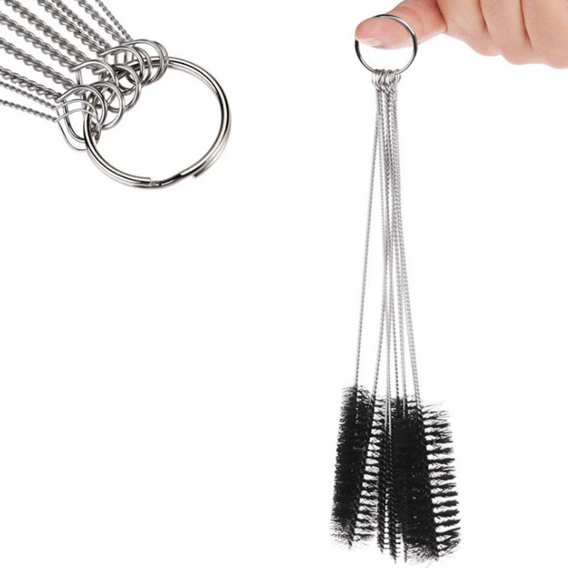 10 buc/set perie de curățare țevi de acvariu Filtru de apă din oțel inoxidabil Tub de aer Furtun flexibil cu un singur capăt Accesorii pentru acvariu