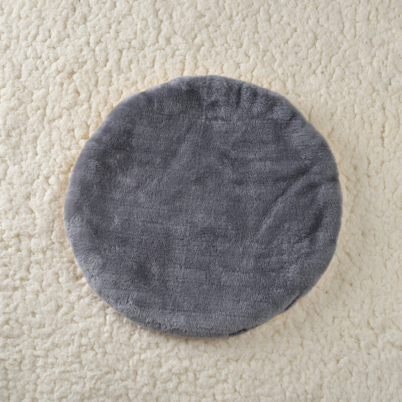 Kaķu suņu gulēšanas paklājiņš Biezs silts paliktnis apaļš kaķēns kucēnu gultas dīvāna spilvens maziem suņiem Mājdzīvnieku piederumi Mīkstas segas aksesuāri