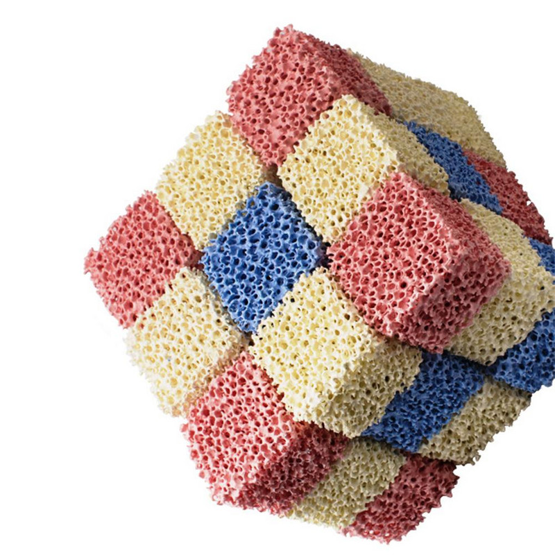 3,5 x 3,5 x 4 cm kultuurtellistest biokeemiline filtreerimismaja kalapaagi filtrimaterjal Akvaariumi seadmed vee puhastamiseks