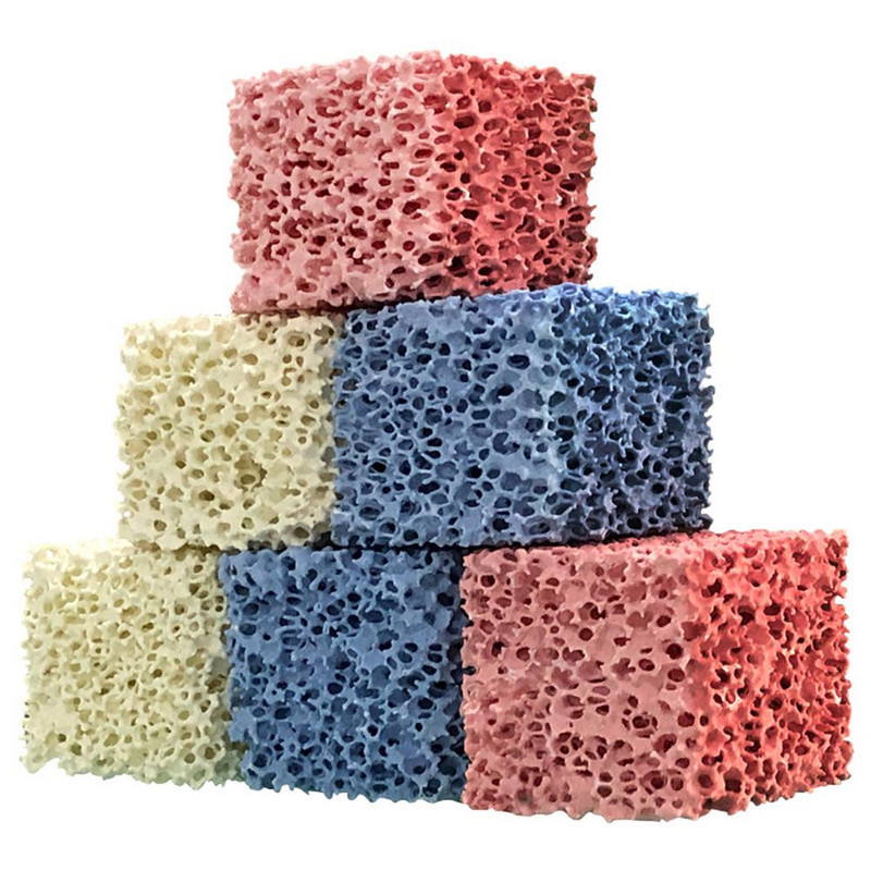 3,5 x 3,5 x 4 cm kultuurtellistest biokeemiline filtreerimismaja kalapaagi filtrimaterjal Akvaariumi seadmed vee puhastamiseks